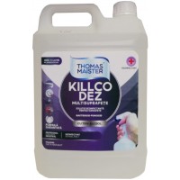 Solutie dezinfectanta pentru suprafete, KillcoDez, 75% alcool, 5 litri Solutie dezinfectanta pentru suprafete, KillcoDez, 75% alcool, 5 litri